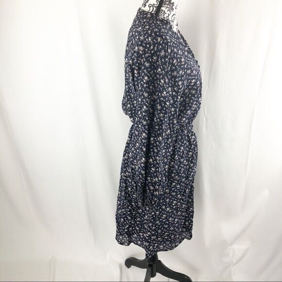 Joie Galani Balloon Sleeve Floral Midi Dress - Picture 7 of 10